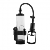 Прозрачная вакуумная помпа с вибрацией Vibrating Penis Pump - Dream Toys - в Подольске купить с доставкой