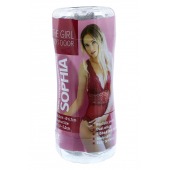 Прозрачный двусторонний мастурбатор Sophia - вагина и анус - Dream Toys - в Подольске купить с доставкой