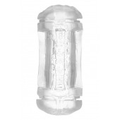 Прозрачный двусторонний мастурбатор Sophia - вагина и анус - Dream Toys - в Подольске купить с доставкой