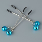 Зажимы на соски с колокольчиками на конце - Sitabella - купить с доставкой в Подольске