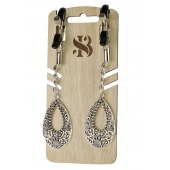 Изысканные зажимы на соски с подвесками  Шахерезада - Sitabella - купить с доставкой в Подольске