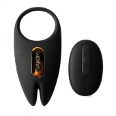 Черное эрекционное кольцо с вибрацией и пультом ДУ Winni 2 - Svakom - в Подольске купить с доставкой