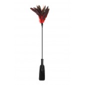 Стек-щекоталка Sweet Caress Feather Whip - 58 см. - Sweet Caress - купить с доставкой в Подольске