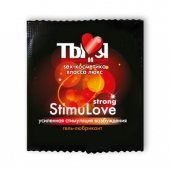 Разогревающий гель-лубрикант Stimulove Strong в одноразовой упаковке - 4 гр. - Биоритм - купить с доставкой в Подольске