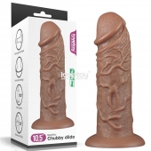 Коричневый фаллоимитатор Cubby dildo - 26,6 см. - Lovetoy