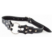 Кляп-рамка на ремешках с контрастной строчкой - Sitabella - купить с доставкой в Подольске