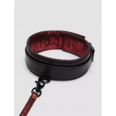 Стильный ошейник с поводком Reversible Faux Leather Collar and Lead - Fifty Shades of Grey - купить с доставкой в Подольске