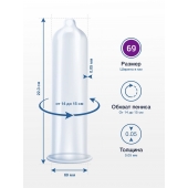 Презервативы MY.SIZE размер 69 - 3 шт. - My.Size - купить с доставкой в Подольске