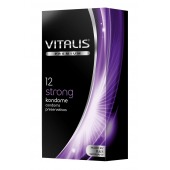 Презервативы с утолщённой стенкой VITALIS PREMIUM strong - 12 шт. - Vitalis - купить с доставкой в Подольске