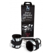 Серо-черные наручники Totally His - Fifty Shades of Grey - купить с доставкой в Подольске