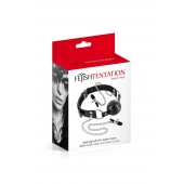 Жесткий шар-кляп с зажимами для сосков - Fetish Tentation - купить с доставкой в Подольске