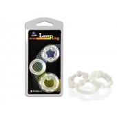 Набор из 3 прозрачных эластичных эрекционных колец - Sitabella - в Подольске купить с доставкой