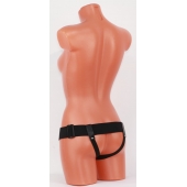 Универсальные черные трусики для страпона - БДСМ Арсенал - купить с доставкой в Подольске