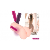 Телесный вибромастурбатор-анус Tong-ggo Auto - KOKOS - в Подольске купить с доставкой