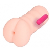 Телесный вибромастурбатор-анус Tong-ggo Auto - KOKOS - в Подольске купить с доставкой