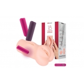 Телесный вибромастурбатор-вагина Dream Auto - KOKOS - в Подольске купить с доставкой