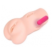 Телесный вибромастурбатор-вагина Dream Auto - KOKOS - в Подольске купить с доставкой