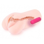 Телесный вибромастурбатор-вагина Sandara Auto - KOKOS - в Подольске купить с доставкой