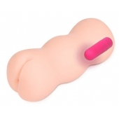 Телесный вибромастурбатор-анус TONGGGO 2 Auto - KOKOS - в Подольске купить с доставкой