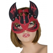Маска дьяволицы с рожками - LOVETOY (А-Полимер) - купить с доставкой в Подольске
