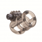 Плетеная насадка с вибростимулятором STRETCHY - California Exotic Novelties - в Подольске купить с доставкой