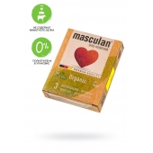 Экологически чистые презервативы Masculan Organic - 3 шт. - Masculan - купить с доставкой в Подольске