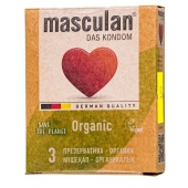 Экологически чистые презервативы Masculan Organic - 3 шт. - Masculan - купить с доставкой в Подольске