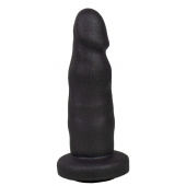 Черная реалистичная насадка-фаллоимитатор с головкой - 13 см. - LOVETOY (А-Полимер) - купить с доставкой в Подольске