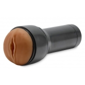 Коричневый мастурбатор-вагина Feel Stroker - Kiiroo - в Подольске купить с доставкой