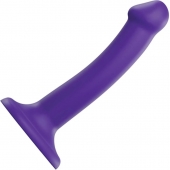 Фиолетовый фаллоимитатор-насадка Strap-On-Me Dildo Dual Density size S - 17 см. - Strap-on-me - купить с доставкой в Подольске