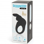 Черное эрекционное виброкольцо Happy Rabbit Rechargeable Rabbit Cock Ring - Happy Rabbit - в Подольске купить с доставкой