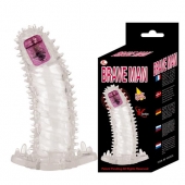 Насадка-удлинитель с пупырышками, усиками и вибропулькой - Baile - в Подольске купить с доставкой