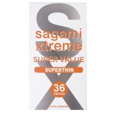 Ультратонкие презервативы Sagami Xtreme Superthin - 36 шт. - Sagami - купить с доставкой в Подольске
