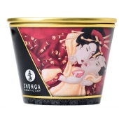 Массажная  свеча Sparkling Strawberry Wine с ароматом клубничного вина - 170 мл. - Shunga - купить с доставкой в Подольске