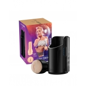 Телесный интерактивный мастурбатор-вагина Kiiroo Keon Combo Set Feel Britney Amber - Kiiroo - в Подольске купить с доставкой