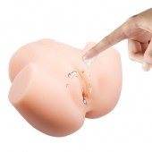 Телесный мастурбатор с 2 тоннелями Dual Vagina and Ass Veronica - Baile - в Подольске купить с доставкой