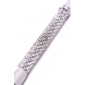 Чёрный стек с треугольным кожаным шлепком - 65 см. - ToyFa - купить с доставкой в Подольске