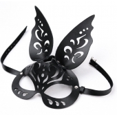 Черная ажурная маска  Зайка  с ушками - Crazy Handmade - купить с доставкой в Подольске