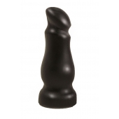 Чёрный массажёр простаты с приплюснутой головкой - 13 см. - LOVETOY (А-Полимер) - в Подольске купить с доставкой