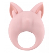 Нежно-розовое перезаряжаемое эрекционное кольцо Kitten Kiki - Lola Games - в Подольске купить с доставкой