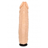 Телесная насадка-фаллос с пышными венами - 19,5 см. - LOVETOY (А-Полимер) - купить с доставкой в Подольске
