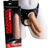 Двойной фаллоимитатор на трусиках с плугом - 15 см. - LOVETOY (А-Полимер) - купить с доставкой в Подольске