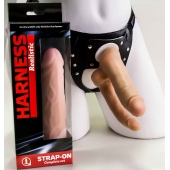 Двойной фаллоимитатор на трусиках с плугом - 15 см. - LOVETOY (А-Полимер) - купить с доставкой в Подольске