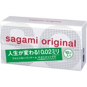 Ультратонкие презервативы Sagami Original 0.02 - 10 шт. - Sagami - купить с доставкой в Подольске