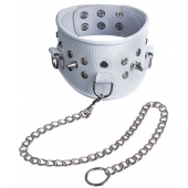 Белый кожаный ошейник - Sitabella - купить с доставкой в Подольске