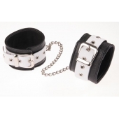 Черно-белые оковы на ноги - Sitabella - купить с доставкой в Подольске