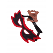 Чёрно-красная маска с прорезями для глаз - Sitabella - купить с доставкой в Подольске