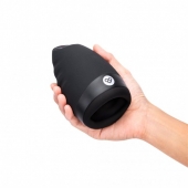 Черный вибромастурбатор для мужчин с подогревом - Pink Vibe - в Подольске купить с доставкой