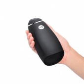 Черный перезаряжаемый мастурбатор для мужчин Pink Vibe - Pink Vibe - в Подольске купить с доставкой