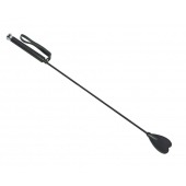 Чёрный стек с шлепком-сердечком - 70 см. - Sitabella - купить с доставкой в Подольске